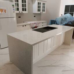 Custom Quartz Kitchen Countertops Island Bar, Bathroom Sink, Vanity - thumbnail 3