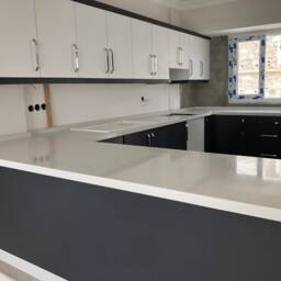 Custom Quartz Kitchen Countertops Island Bar, Bathroom Sink, Vanity - thumbnail 2
