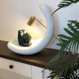 Galazio Table Lamp - Ceramic & Glass - thumbnail 2