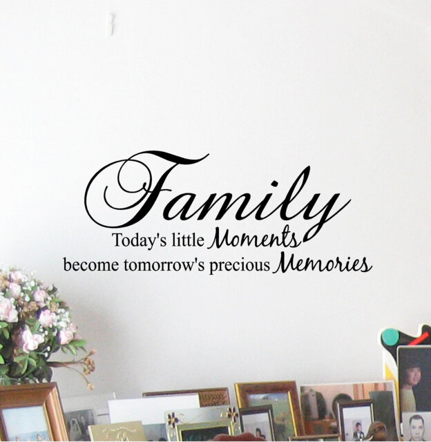 Family Memories Vinyl Wall Decal Home Decor Sign - image 1
