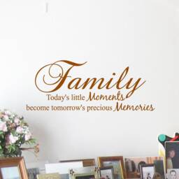 Family Memories Vinyl Wall Decal Home Decor Sign - thumbnail 2