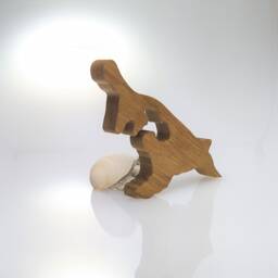Usedom Wooden Island, Wall Decoration, Maritime Gift, Made Of Oak Wood, Baltic Sea Island Silhouette - thumbnail 1