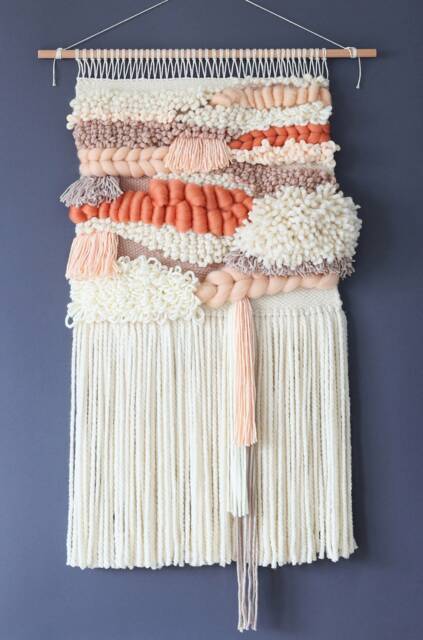 Large Woven Wall Hanging Modern Bohemian Tapestry - image 1