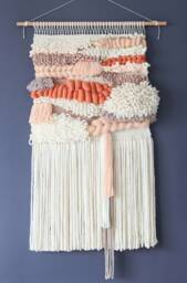 Large Woven Wall Hanging Modern Bohemian Tapestry - thumbnail 1