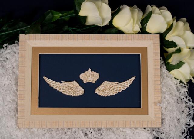 Wings Decor Crown 3D Wall Art - image 1