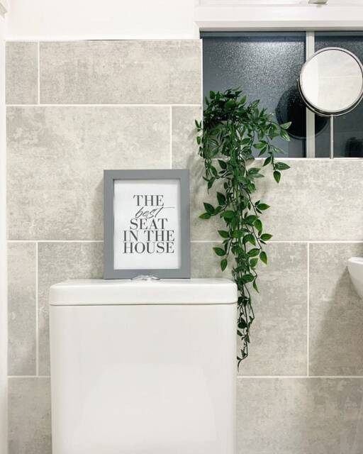 The Best Seat in House Bathroom Wall Decor Home Frameless Print - image 1