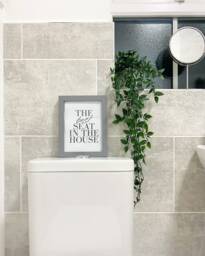 The Best Seat in House Bathroom Wall Decor Home Frameless Print - thumbnail 1