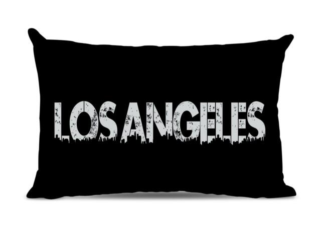 Los Angeles Pillow - La Skyline City Urban Throw L.a. Gift Of