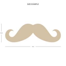 Moustache - Vinyl Wall Decals Cute Mustache Shapes Stash Mo Beard Stickers Baby Boys Girls Nursery Kids Room D??cor - thumbnail 3