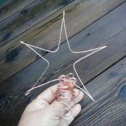 Mini Tree Star For Table Christmas Tree, Desk Holiday Decor - thumbnail 1