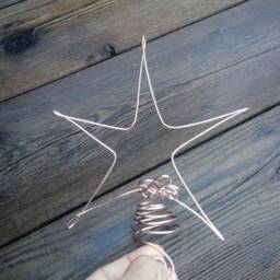 Mini Tree Star For Table Christmas Tree, Desk Holiday Decor - thumbnail 3