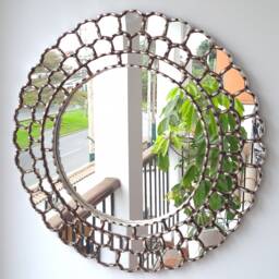 "Peruvian Mirrors ""Harmonious Silver 60cm" - thumbnail 2