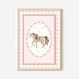 Set Of 3 Girls Pony & Horse Prints - Unframed - thumbnail 3