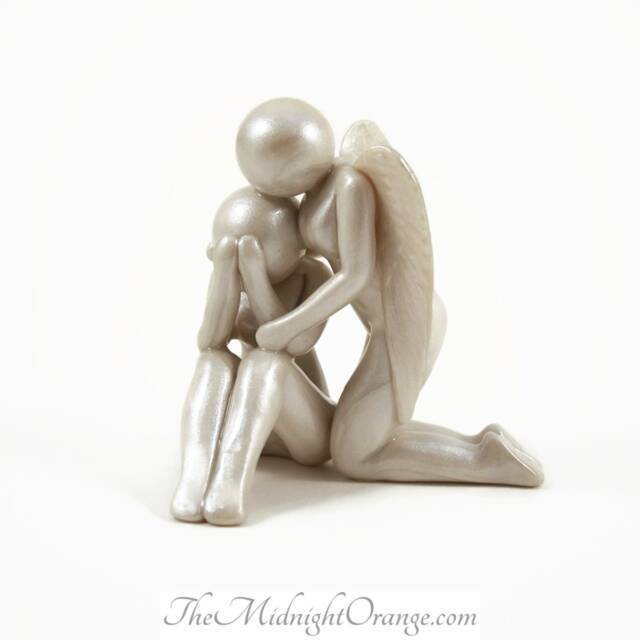 Memorial Sculpture Loss Of Loved One, Handmade Bereavement Gift - image 1