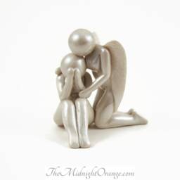 Memorial Sculpture Loss Of Loved One, Handmade Bereavement Gift - thumbnail 2