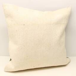Handmade Kilim Pillow Cover 24x24, Rustic Home Design - thumbnail 2