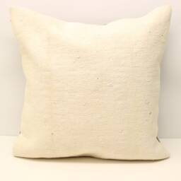 Handmade Kilim Pillow Cover 24x24, Rustic Home Design - thumbnail 1