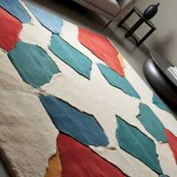 Hand Knotted Oushak Wool Rug Muted Beige Green Vintage Style Area Rug - thumbnail 3
