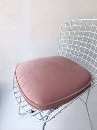 Seat Cushion Pad For Harry Bertoia Style Chair - Upholstery Velvet Fabric With Anti-Stain Treatment 1.5