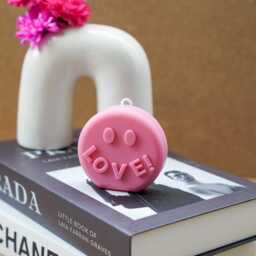 Happy Face Love Soy Wax Candle Minimalist Home Decor - thumbnail 4