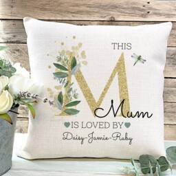 Personalised Nanny Cushion, Mothers Day Gift, Birthday New Christmas Gift From Grandchildren - thumbnail 3