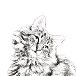 Norwegian Forest Cat - Wooden Stand For Candles/Pens With The Image Of A New Collection - thumbnail 2