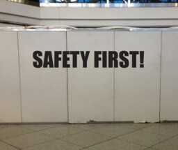Safety First Wall Decal Sticker. Job Site Safety Construction Site Sign. Retail Or Commercial 218 - thumbnail 1