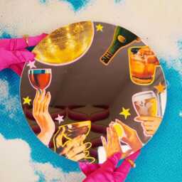 Cheers To Me - Circle Mirror 30cm - thumbnail 3