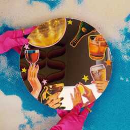 Cheers To Me - Circle Mirror 30cm - thumbnail 2
