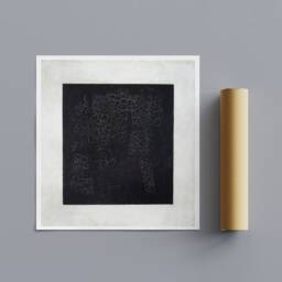 Black Square By Kazimir Malevich 1915 - Wrapped Framed Canvas Rolled Photo/Poster Print - thumbnail 3