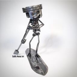 Paddle Boarder Metal Art - thumbnail 2