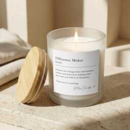 Personalised Teacher Candle & Box - Thank You Gift Teaching Assistant Present Keepsake From Child - thumbnail 2