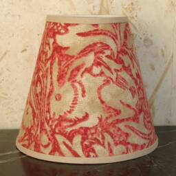 William Morris Brer Rabbit - Medium Handmade Candle Clip Lampshade Wall/Base - thumbnail 2