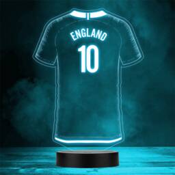 Football England Sports Fan Personalised Gift Colour Night Light