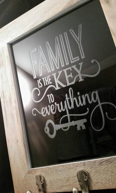 Custom 11x14 Or 13x16 Reclaimed Wood Rustic Frame Key Holder - image 1