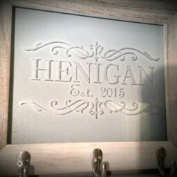 Custom 11x14 Or 13x16 Reclaimed Wood Rustic Frame Key Holder - thumbnail 2