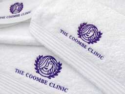 Personalised Towel With Business Logo, Gift Owner, Custom Logo Embroidery, Towel, Egyptian Cotton - thumbnail 1