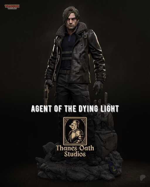 Agent Of The Dying Light - Horror Survivor Tactical Leon S Kennedy Resin Figure 16K - image 1
