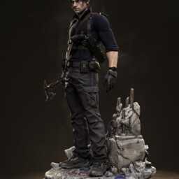 Agent Of The Dying Light - Horror Survivor Tactical Leon S Kennedy Resin Figure 16K - thumbnail 3