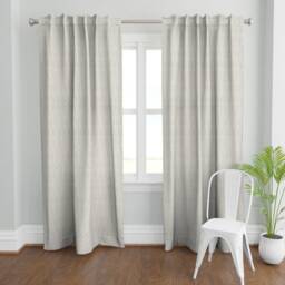 Gray Arrows Curtain Panel - Herringbone Abstract Cream Custom Freeform in On By Domesticate - thumbnail 2