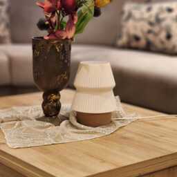 Minimalist Mushroom Table Lamp Modern Bedside Mood Light - Warm Ambient Lamp - thumbnail 3