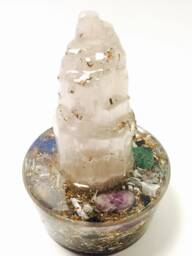 Selenite Towerbuster - Orgone Gem & Crystal Art