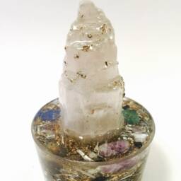 Selenite Towerbuster - Orgone Gem & Crystal Art - thumbnail 4