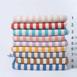 Colorful Turkish Towel, Customize Towel Set, Linen Peshtemal Bundle Striped Blanket Throw, Organic Cotton Christmas Gift - thumbnail 2