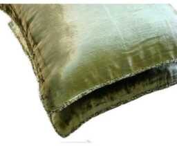 "Luxury Olive Green Pillow Case Cover 24""x24""/26""x26" - thumbnail 2