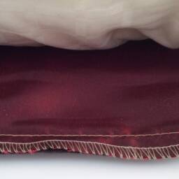 Burgundy Pillow, Decorative Boutique Throw Pillow Covers, Cushion Cover, Boho Accent Pillows, 100% Silk Pillow, Floral Embroidered - thumbnail 4