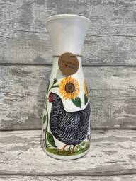 Chicken Vase - Decouoage, Vase, Gifts, Chicks, Easter, Farm Animals - thumbnail 1