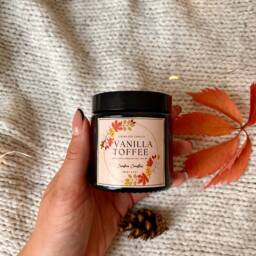 Vanilla Toffee Soy Candle, Autumn Candle Gift, Halloween - thumbnail 3