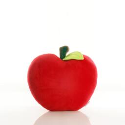 Red Apple Pillow Set - 2 Whole Apples - Both Sides Red - thumbnail 2