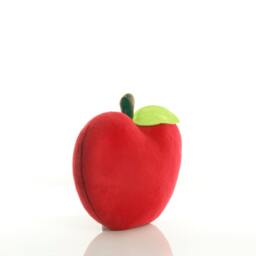 Red Apple Pillow Set - 2 Whole Apples - Both Sides Red - thumbnail 3